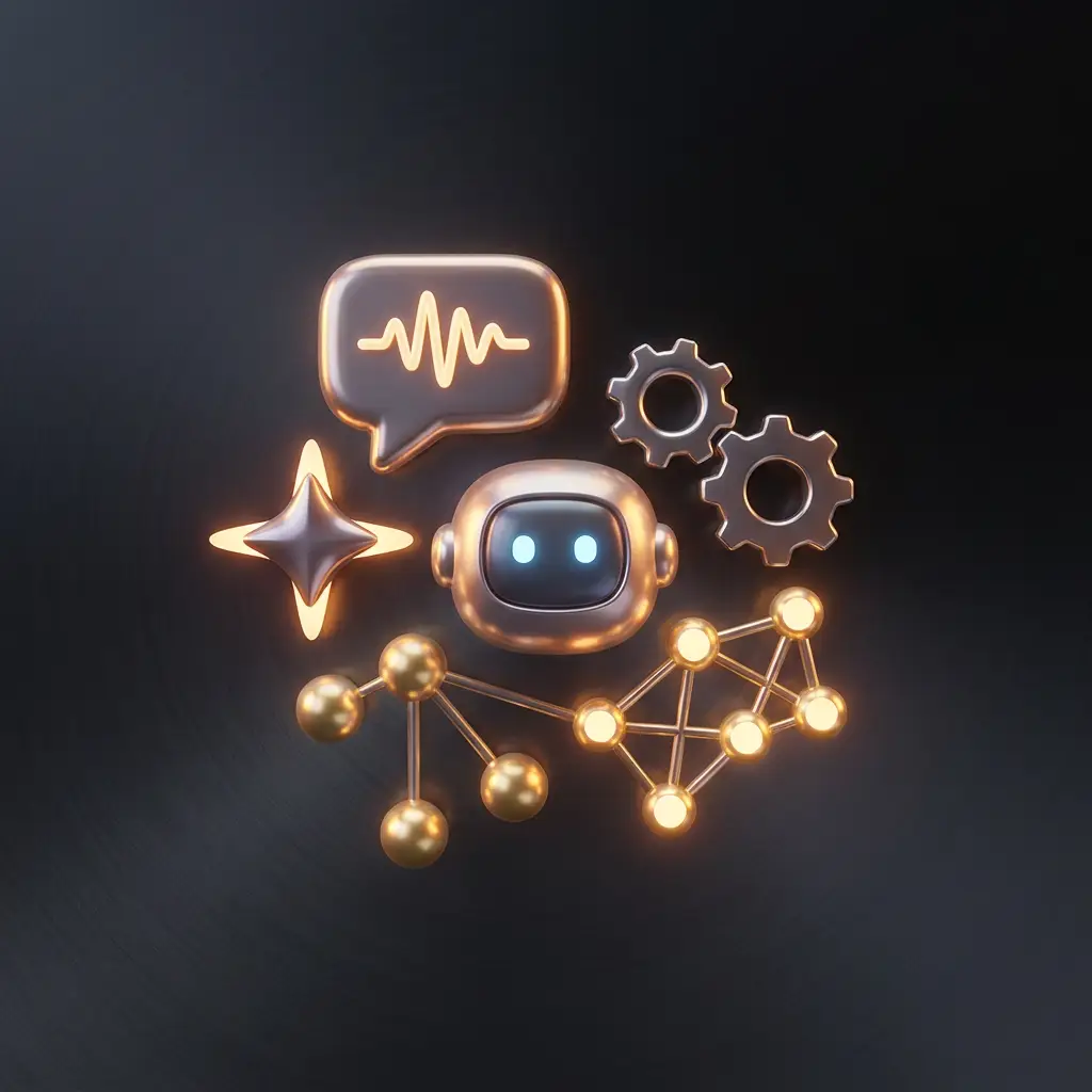 AI automation, chatbot, and workflow icons by Marketing 760