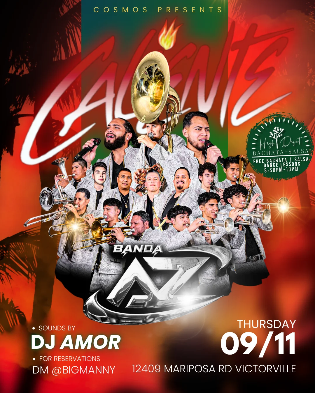 Cosmos Presents Banda AZ - Marketing 760 Victorville portfolio