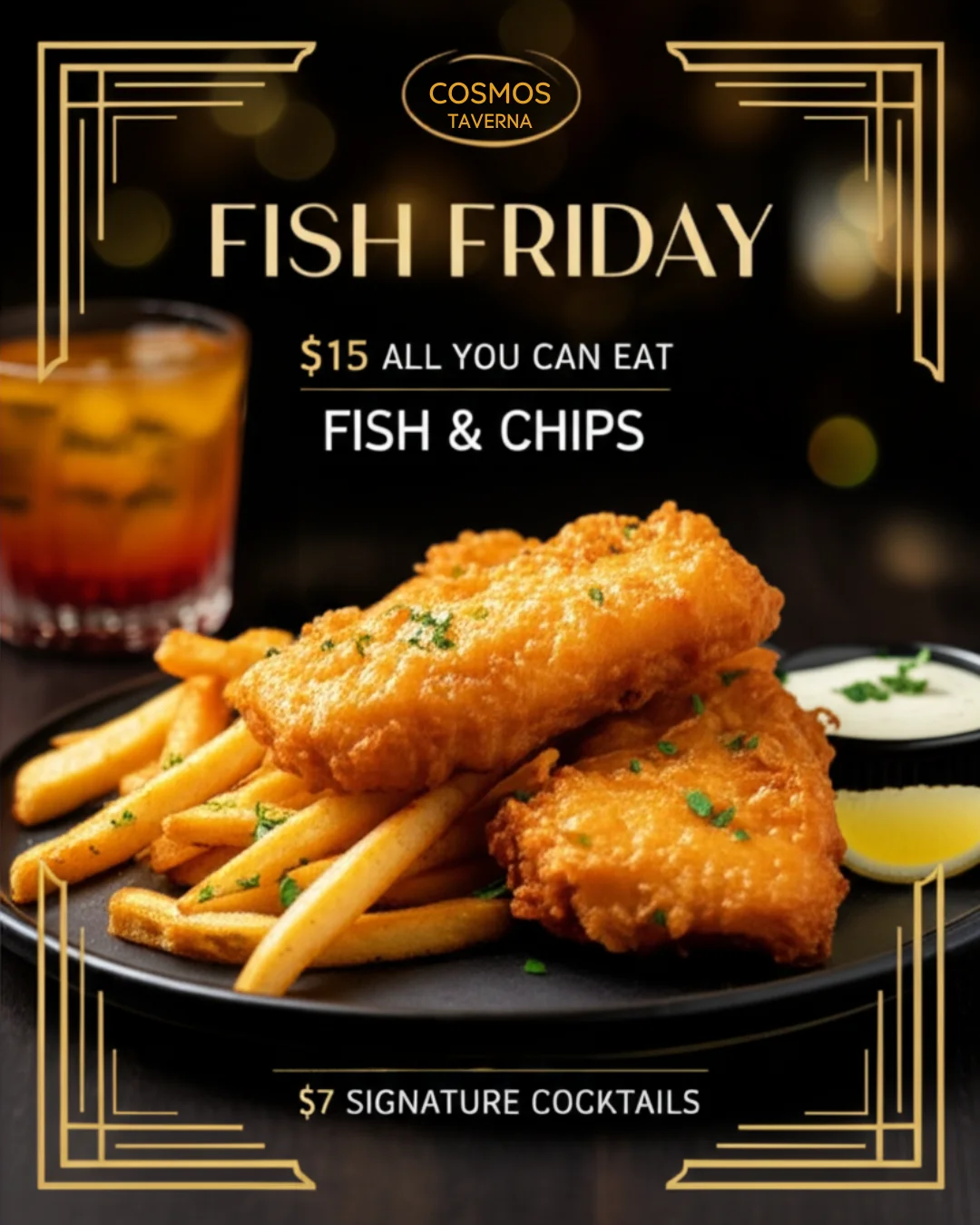 Cosmos Fish Friday Special - Marketing 760 Victorville portfolio