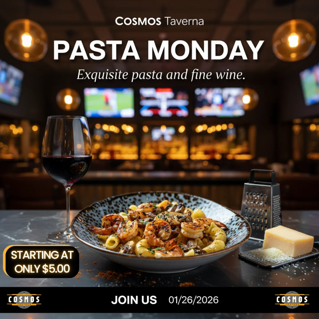 Cosmos Pasta Monday - Marketing 760 Victorville portfolio