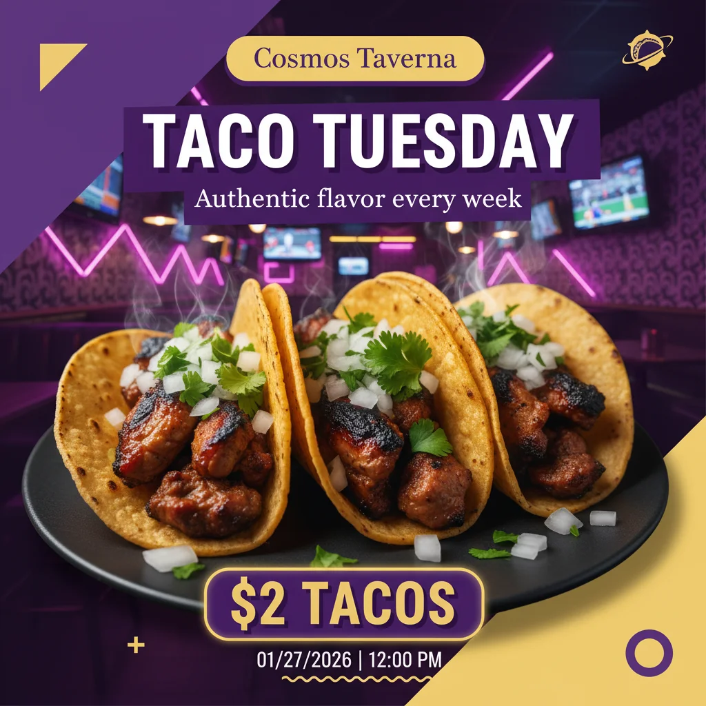 Cosmos Taco Tuesday - Marketing 760 Victorville portfolio