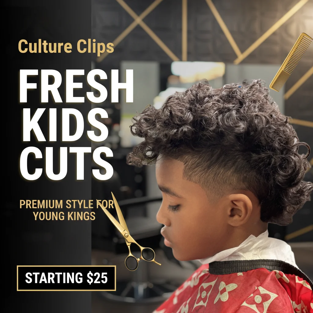 Culture Clips Kids Haircuts - Marketing 760 Victorville portfolio