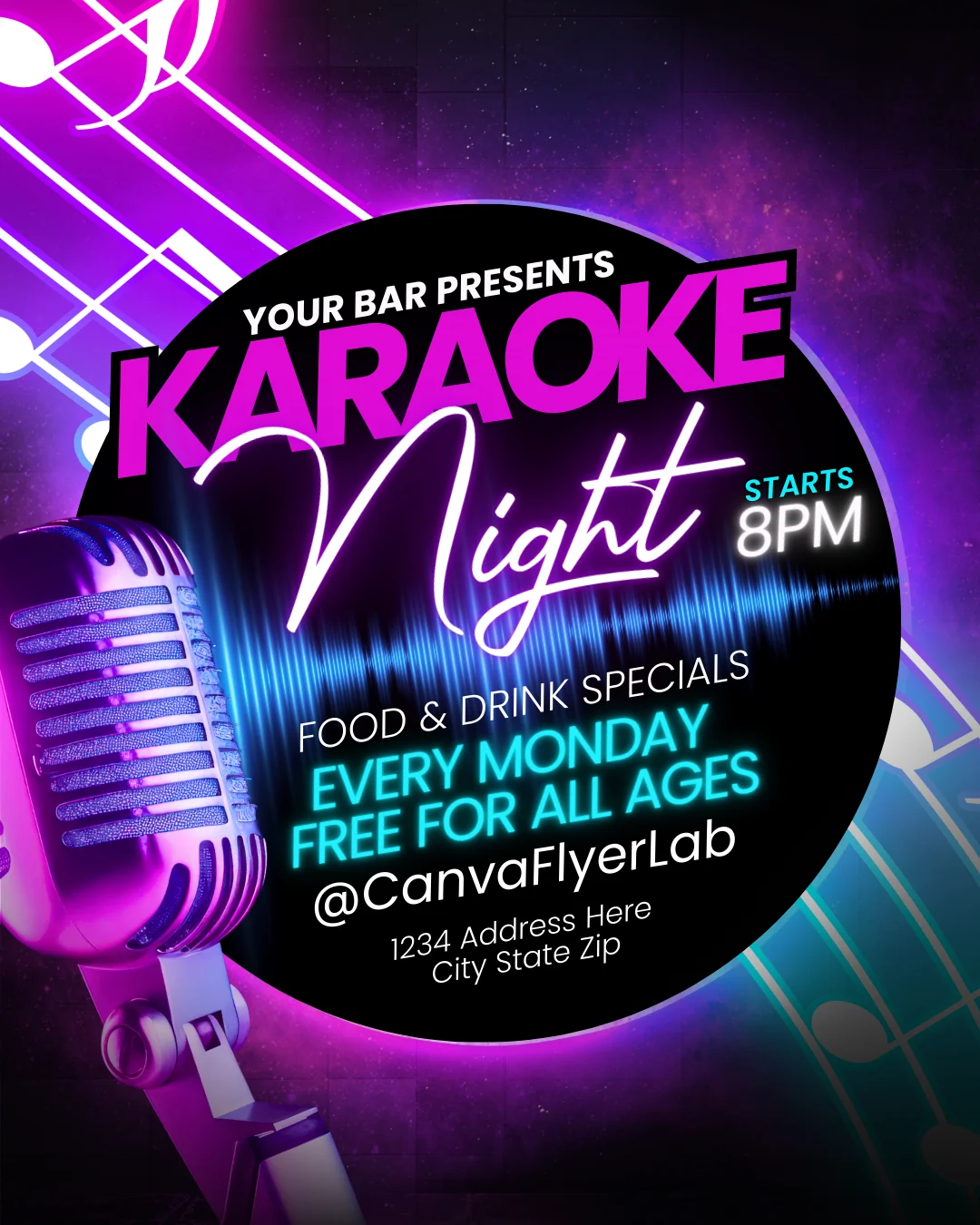 Karaoke Night - Marketing 760 Victorville portfolio