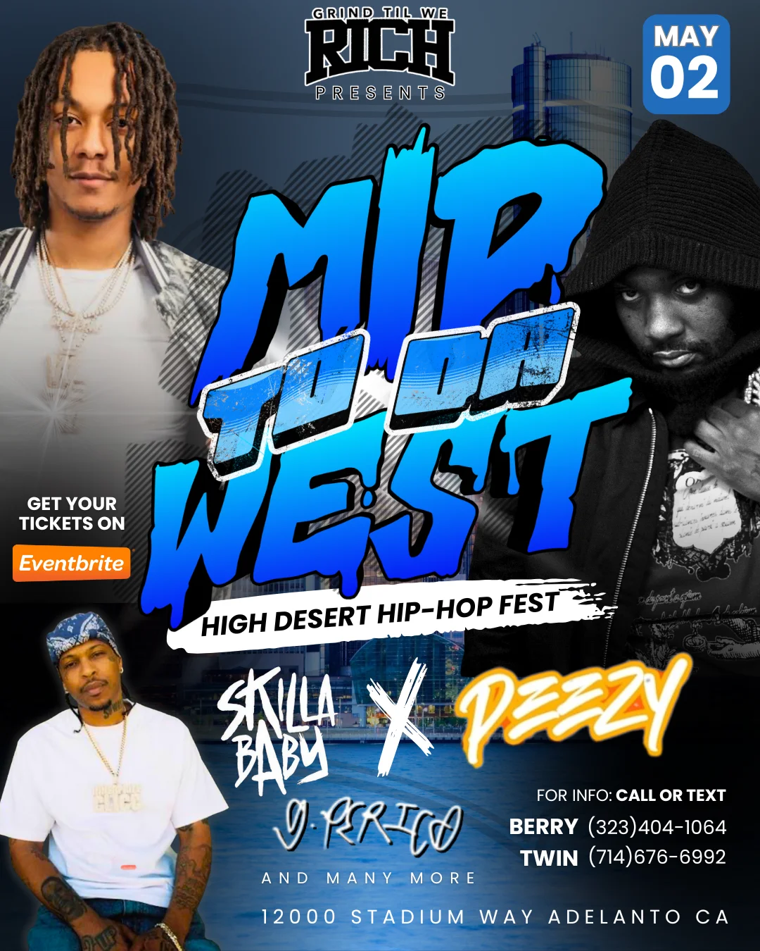 Mid To Da West Hip-Hop Fest - Marketing 760 Victorville portfolio
